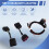 For   7 MK7 Xenon Update to Full LED HID  HeadLights Adapter 2