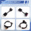 For   7 MK7 Xenon Update to Full LED HID  HeadLights Adapter 5