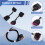 For   7 MK7 Xenon Update to Full LED HID  HeadLights Adapter 6