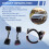 For   7 MK7 Xenon Update to Full LED HID  HeadLights Adapter 7