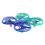 Mini Drone for Beginners with 360 Propeller Protection, LED Lights, OneClick Takeoff Remote Control Quadcopter 1