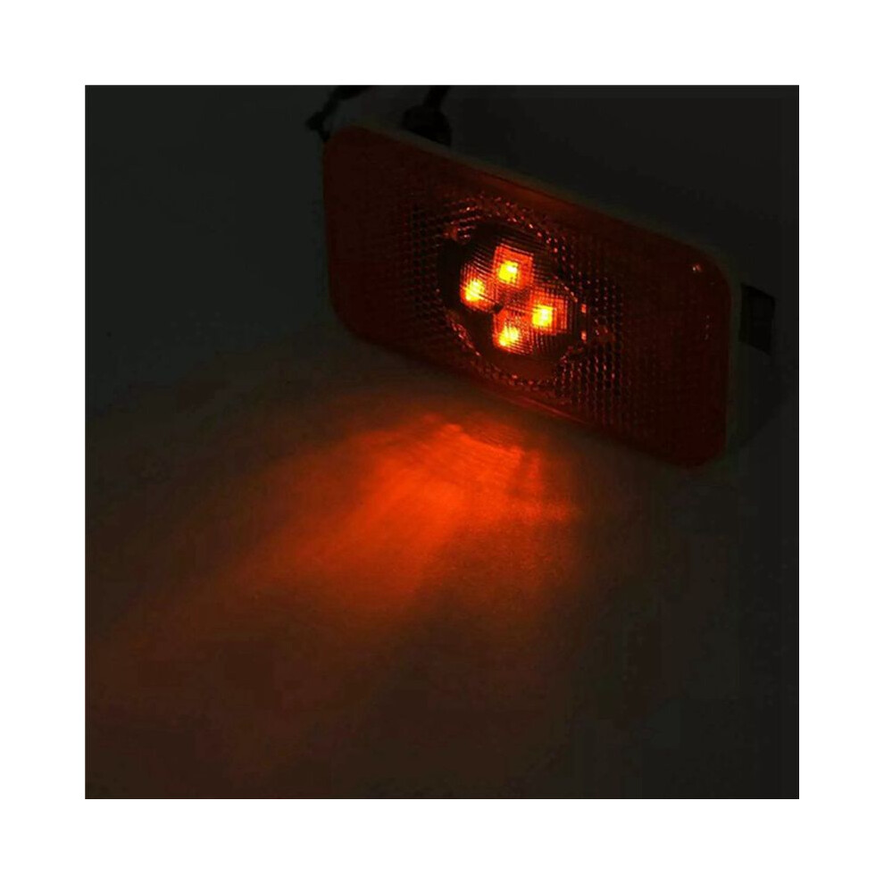 20Pcs 24V Car Truck Led Side Indicator Lamp 4 Led For Trucks Fm/Fh Light/Amber 6031043739828