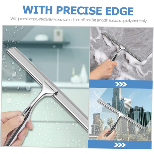 2pcs Wiper Replacement Strip Rubber Squeegee Refill for Windows Shower Doors Mirrors Car 2