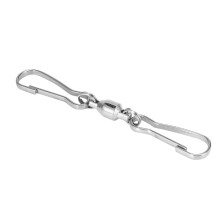 16 Pack Double Clip Swivel Hooks for Wind Spinners, Windsock, Bird Feeders, Wind Chimes Crystal Twisters Party