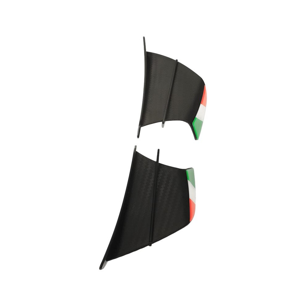 2Pcs Motorcycle Wing Side Spoiler Fairings Winglets Fit For 400 250 Z900 Z1000 (Matte Carbon Fiber Pattern) 4712693196064