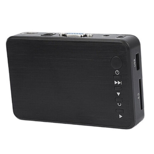 4K Media Player Auto Loop Playback -Compatible VGA AV Output U Disk Hard Disk Video Advertising Player Box-EU Plug 1