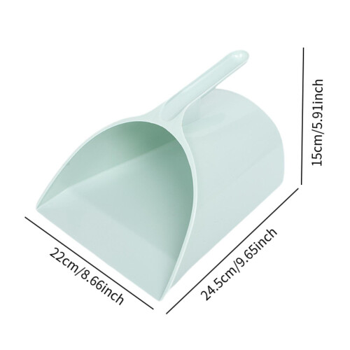 Handheld Dustpan for Home Cleaning, Compact Lightweight Blue Dustpan with Ergonomic Grip 1