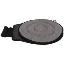 1Pc Grey Swivel Chair Pad Soft Rotating Car Seat Cushion for Women