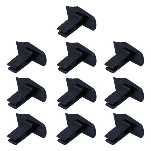 10pack Telescopic Ladder Hook Plastic Replacement Parts Black