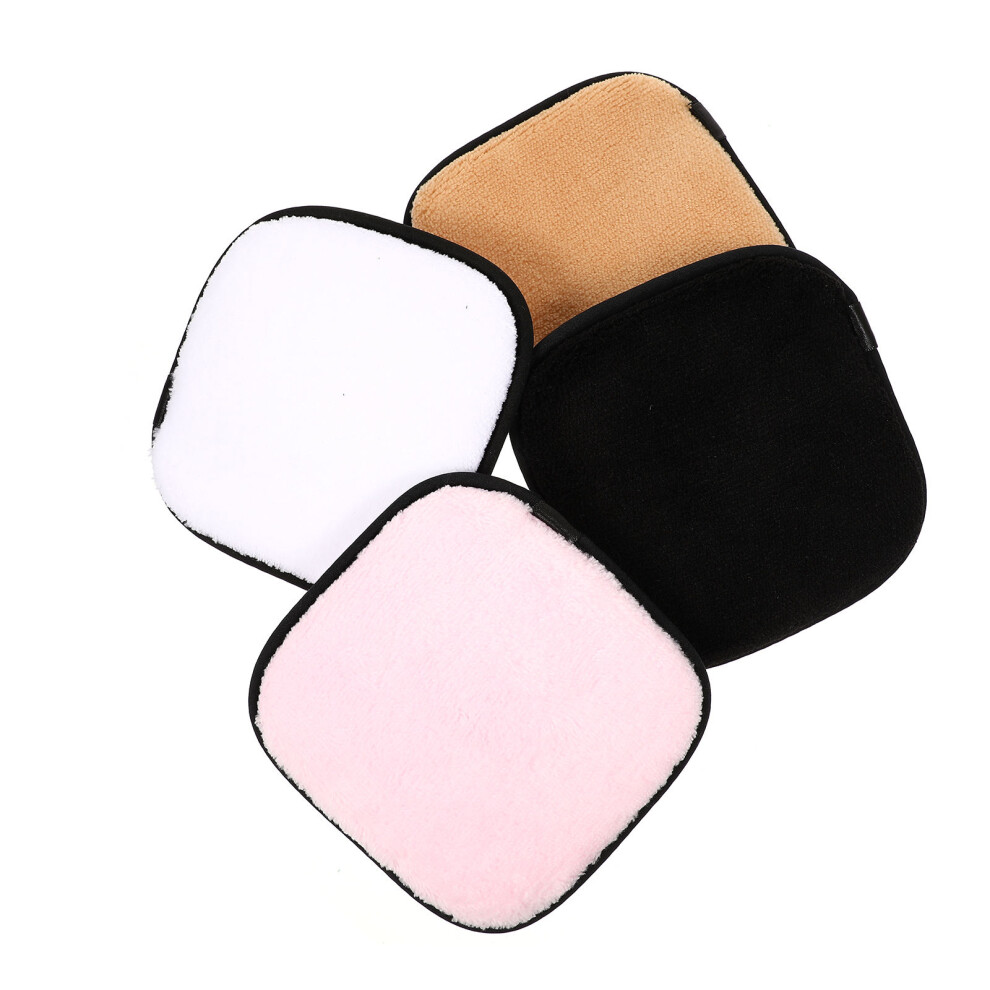 Supvox 4Pcs Makeup Removal Sponges Square Sponges Cleaning Tool Facial Sponge