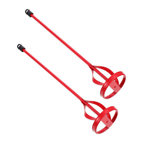 2Pcs Professional Red Paint Mixer Rod Layer Durable Stirring Tool