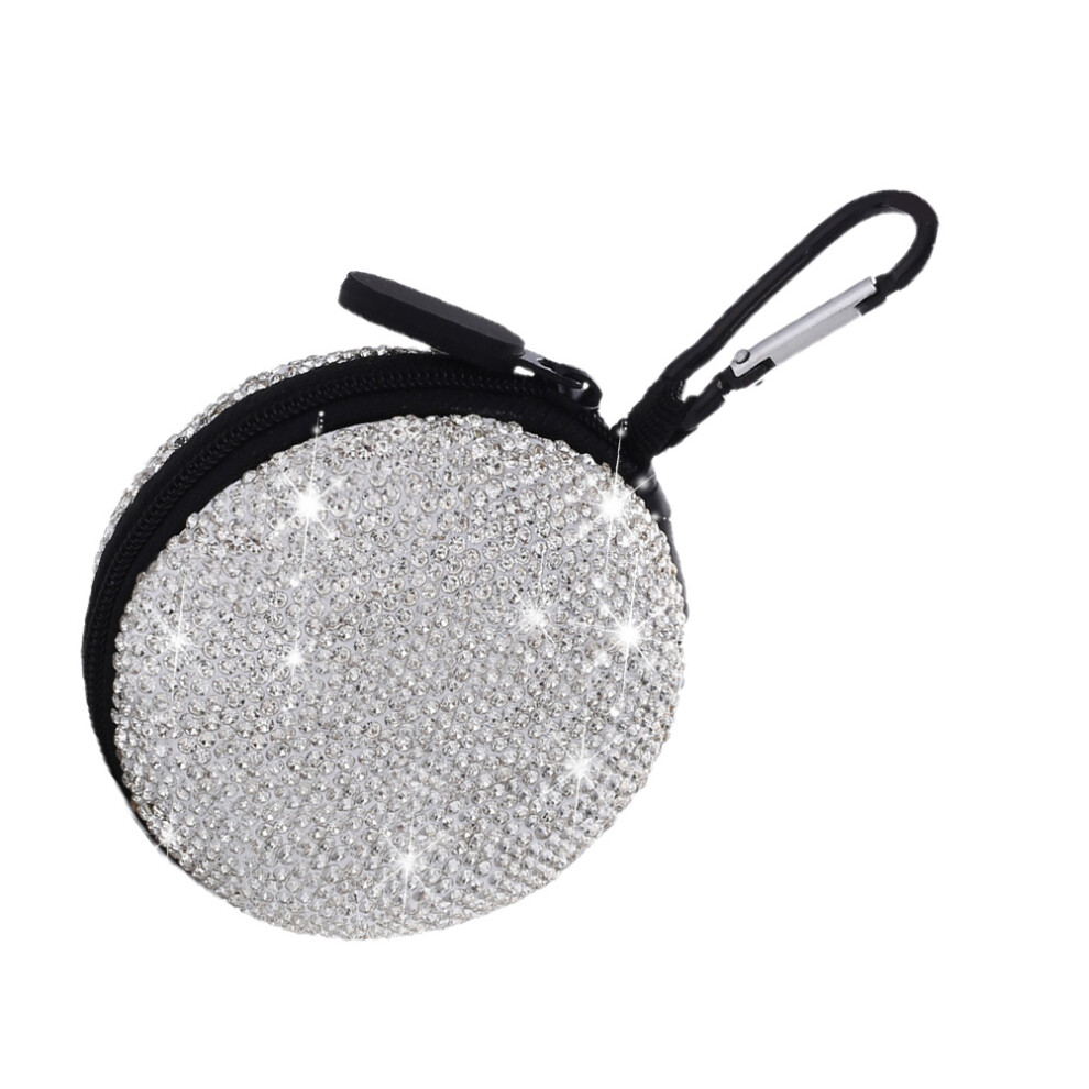 Portable Eva Earbuds Case With Rhinestones For General Users 3742672015681