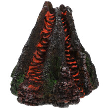 1Pc Durable Resin Aquarium Volcano Decoration for Fish Tank Landscape