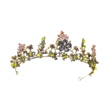 Bridal Tiara Crown Hairband Baroque Queen Rhinestone Wedding Crowns