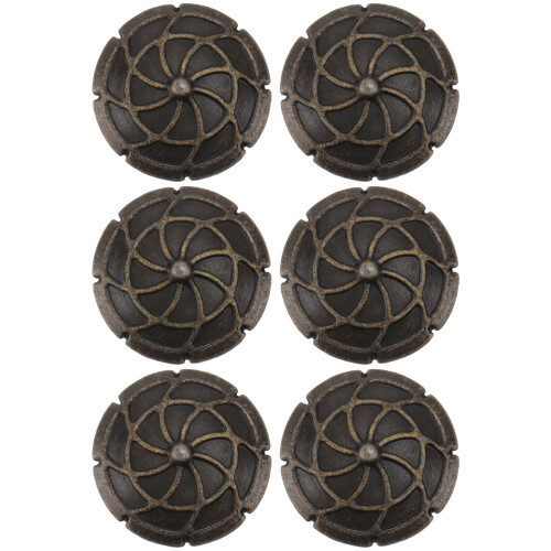 6 Pcs Door Handle Cabinet Wardrobe Knob Furniture Pull