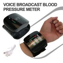 USB Rechargeable Blood Pressure Meter Touch Screen Blood Pressure Meter Wrist Blood Pressure Meter