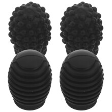 4Pz Silenziatori Bacchette in Silicone Nero Per Pratica Percussioni