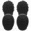 4Pz Silenziatori Bacchette in Silicone Nero Per Pratica Percussioni 1
