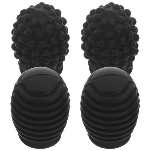 4Pz Silenziatori Bacchette in Silicone Nero Per Pratica Percussioni