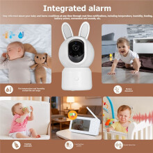 4.5Inch Video Baby Monitor 2MP WiFi Security Camera with Temperature Gentle Light Soothing Lullabies for Home B