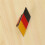 3X German Flag Emblem Badge Sticker Front Grille Bumper for Car 7