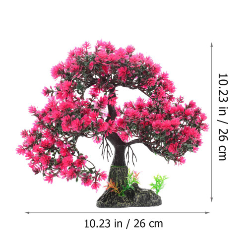 Decoration Per Acquario Rosso Resina 1