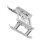 Foldable Quick Release Landing Gear for Quadcopter Drone, 15mm Height Boost and Stable Landing 4