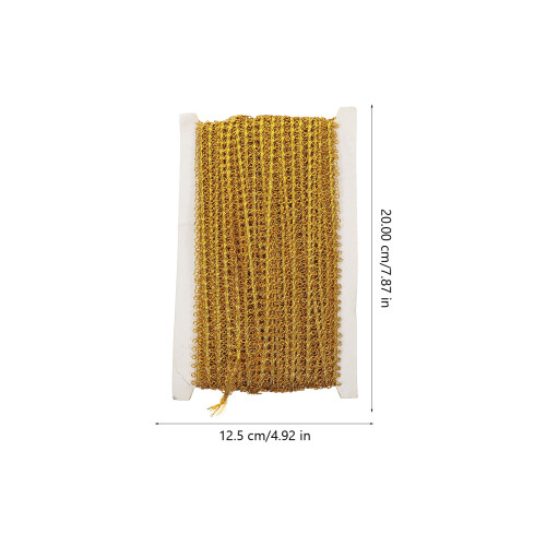Golden Polyester Curtain Accessory Decorative Trim for Curtains 1