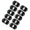 10Pcs Iron Hanging Speaker Brackets Black for Surround Sound 1
