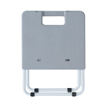 Lightweight Grey Foldable Outdoor Stool Durable Pp+iron Chair