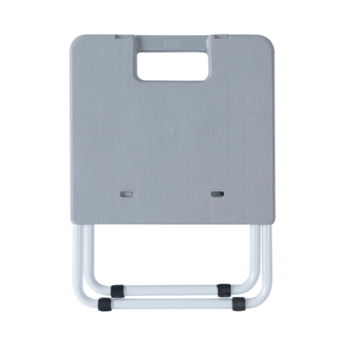 Lightweight Grey Foldable Outdoor Stool Durable Pp+iron Chair