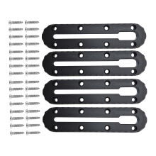 2/4 Stuks Low Profile Track Kajak Glijbaan Rail Beugel-4 stuks