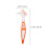 4Pcs Double Sided Denture Brushes with Nylon Bristles Assorted Colors 2