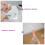 4Pcs Double Sided Denture Brushes with Nylon Bristles Assorted Colors 4