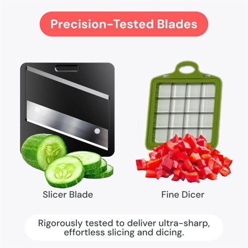 Multi-Functional Vegetable Cutter, Kitchen Dicing Tool, Household Shredder, Potato Grater, Slicer 2