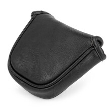 PU Mallet Putter Headcover Vattentätt Golfklubbskydd med Plyschfoder och Elegant Design