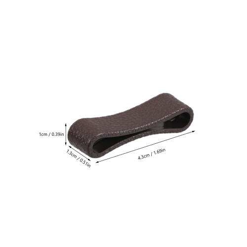 20Pz Anelli Porta in PU Resistente Per Uomo 1