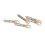 5Pcs LED Lighted Nocks Red, 6.2mm ID, 25mAh 2