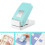 Postage Stamp Punch Lever Action  Punch for Paper, Create Vintage Stamps for Scrapbooking DIY Rectangular 4