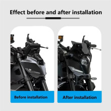 Motorrad-Windschutzscheibe Sport-Windschutzscheibe für MT-09 MT09 2024-2025 Windabweiser Zubehör