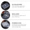 Masteelf 12 Pcs Clear Record Cd Case Dvd Organizer 13.5x19cm White 4