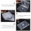 Masteelf 12 Pcs Clear Record Cd Case Dvd Organizer 13.5x19cm White 5