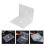 Masteelf 12 Pcs Clear Record Cd Case Dvd Organizer 13.5x19cm White 8