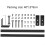 For 3D Printer  3 Series Supporting Pull Rod Kit Aluminum Alloy Tie Rod Set for   3S  3 Pro 5