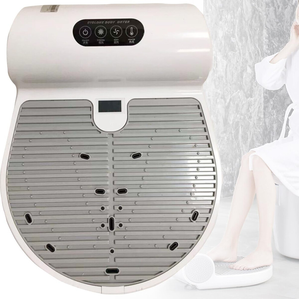 Waterproof Full Body Dryer With Negative Ion Drying, Gravity Sensor, Warm And Cool Air For Bathroom 9073542962175