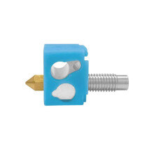 Voor FLSUN QQ-S PRO Hotend Nozzle Module Printkop Nozzle 0.4mm Metalen Keel Verwarmingsblok Accessoires