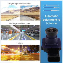 Cámara de Visión Nocturna para Coche, Monitor de Visión Trasera GJ5T19G490AD GJ5T-19G490-AB para Escape