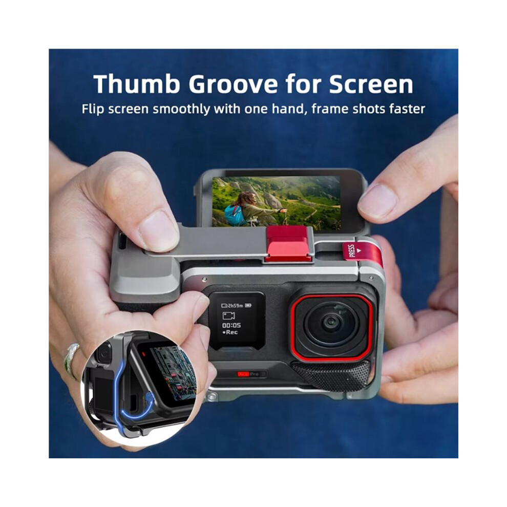 Camera Handle Grip Cage For Ace Pro1/2 With Fill Street Handle Expansion Frame Video Accessorie Light 4713522822956