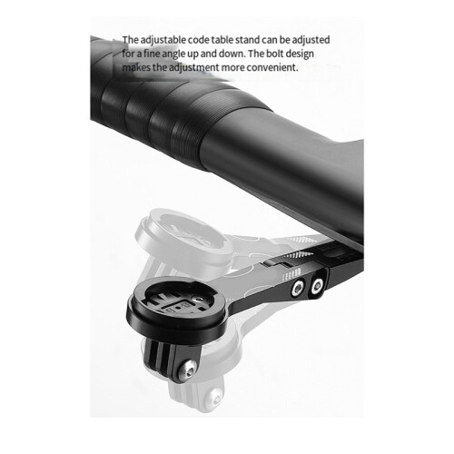 Adjustable Road Bicycle Extension Bracket Stem for Bike Computers with Integrated Handlebar Mount Multi Device Support C 1