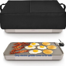 Housse pour Plaque de Cuisson Électrique Bella 12" X 22", Accessoire Étanche à la Poussière avec Deux Poignées Latérales